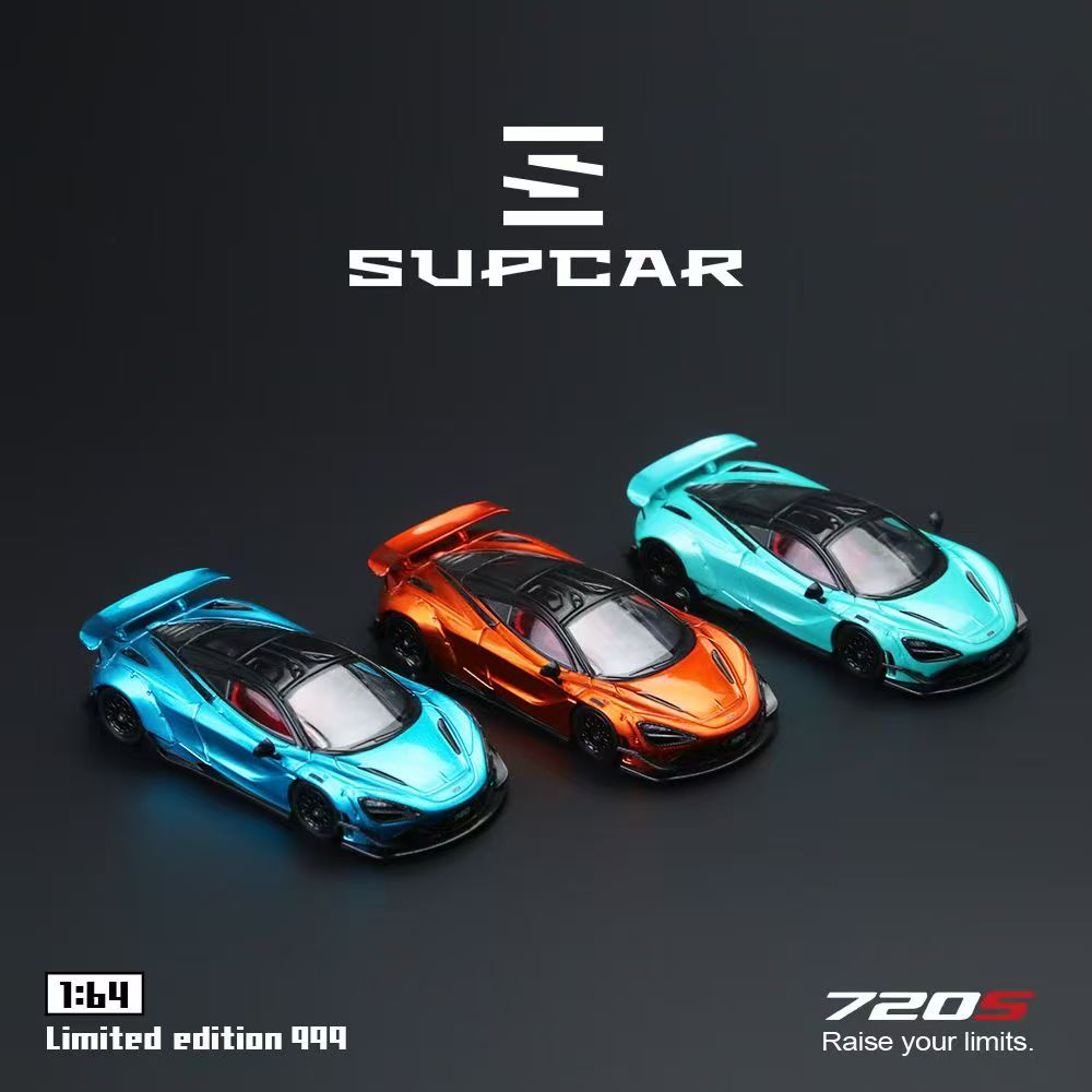 SUPCAR 1:64 McLaren 720S (3 Colours) SC64043/SC64044/SC64045