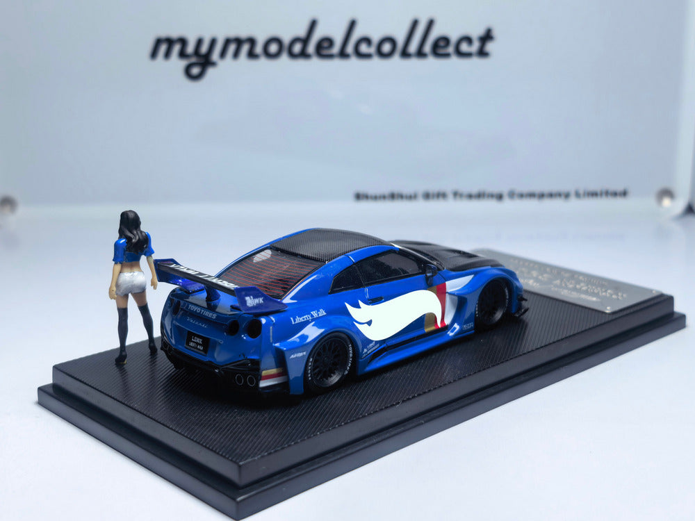 [Preorder] Model Collect 1:64 Nissan LB GTR GT Blue White Striped MC640005E