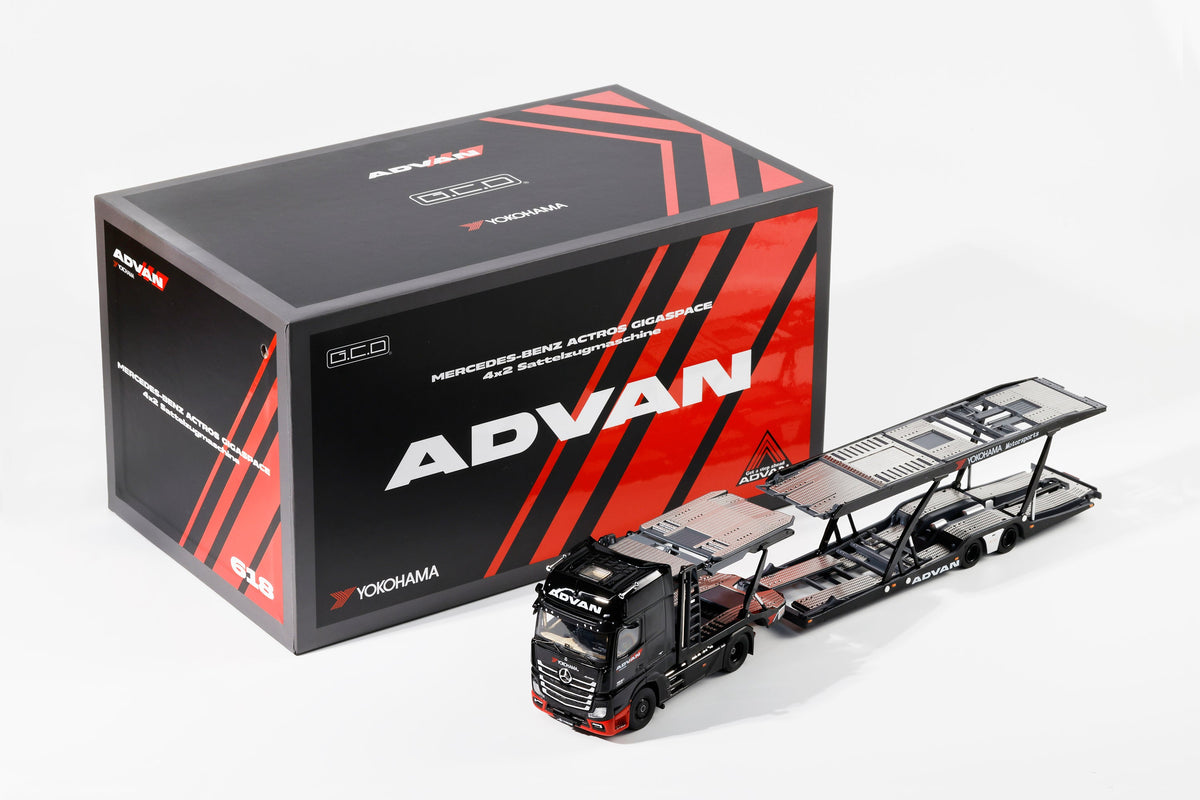 GCD 1:64 Mercedes-Benz Actros 2 (LHD)-ADVAN KS-069-618