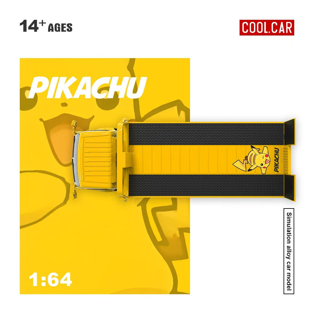 [Preorder] Cool Car 1:64 H300 FLATBED TRANSPORT TRAILER Pikachu CC647242