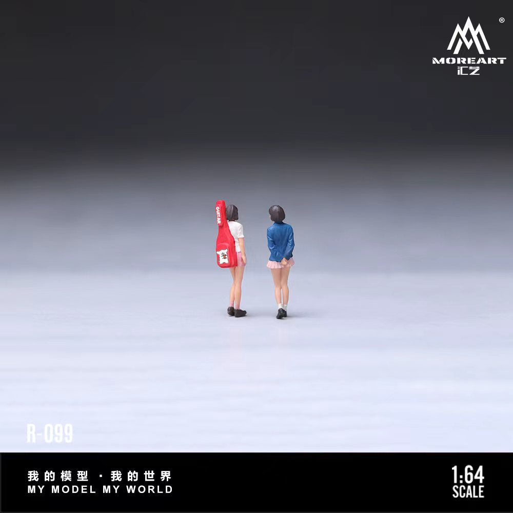 [Preorder] MoreArt 1:64 JAPANESE SCHOOL UNIFORMBEST FRIENDS 2-FIGURE SET MO223099