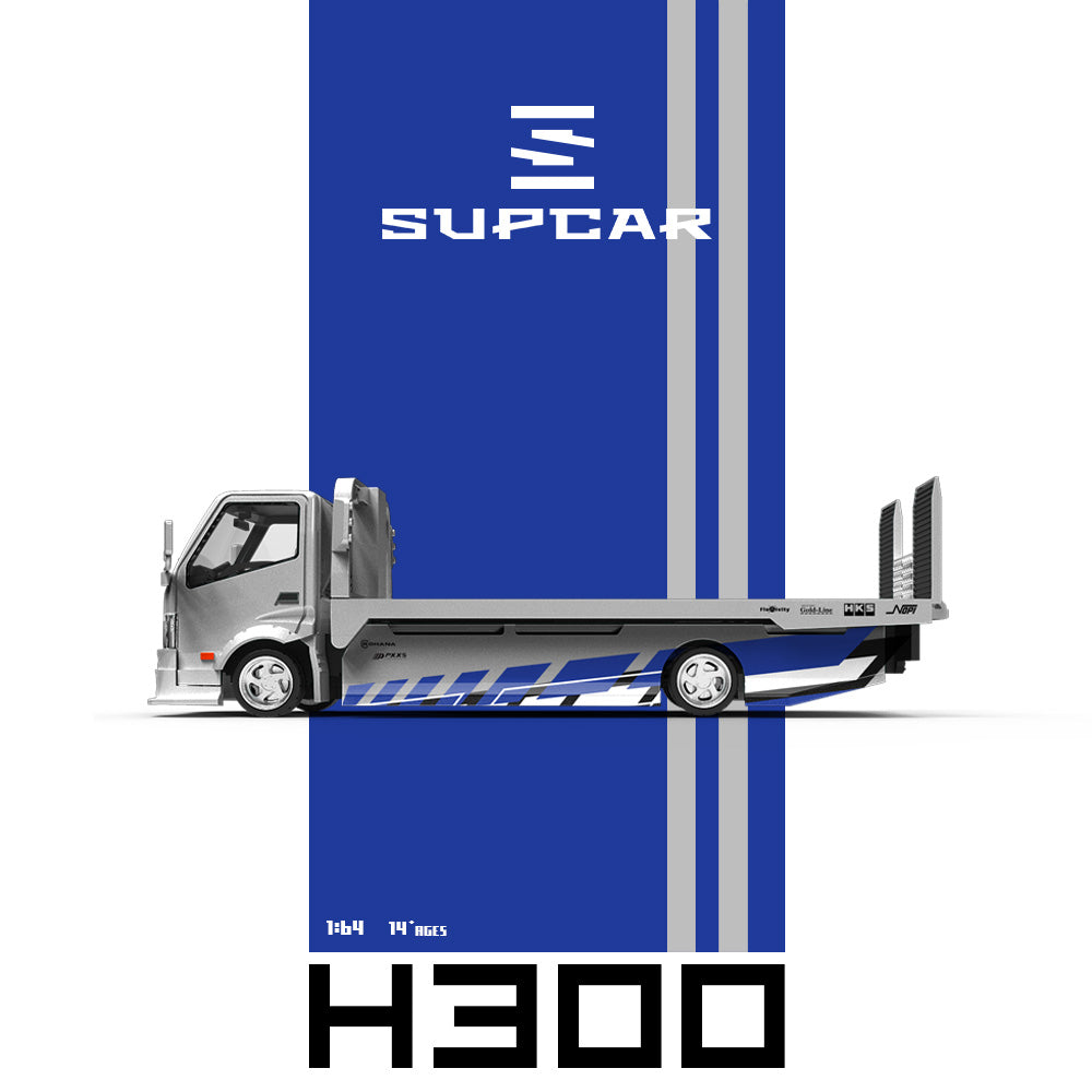 [Preorder] SUPCAR 1:64 H300 Blue&Silver Livery SC647238