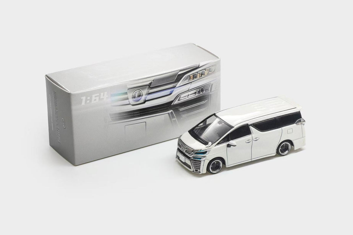 [Preorder] ModelModel 1:64 Toyota Vellfire H30W customized (2 Colours) MM64-Vellfire-001/2