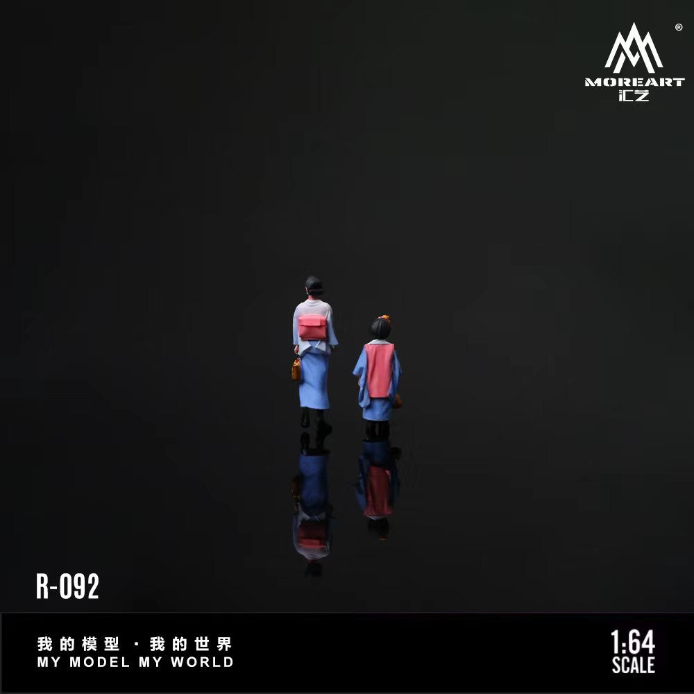 [Preorder] MoreArt 1:64 JAPANESE STYLEMOTHER DAHTER OUTING FIGURESET MO223092