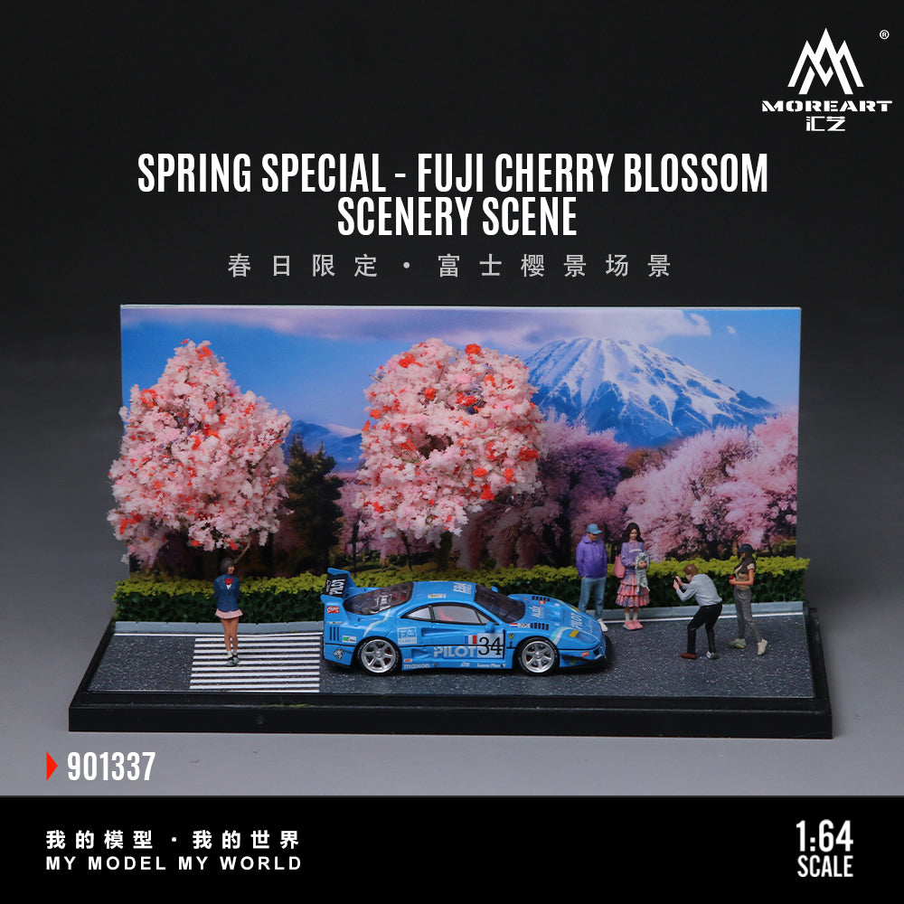 [Preorder] MoreArt 1:64 SPRING SPECIAL - FUJI CHERRY BLOSSOM SCENE MO901337