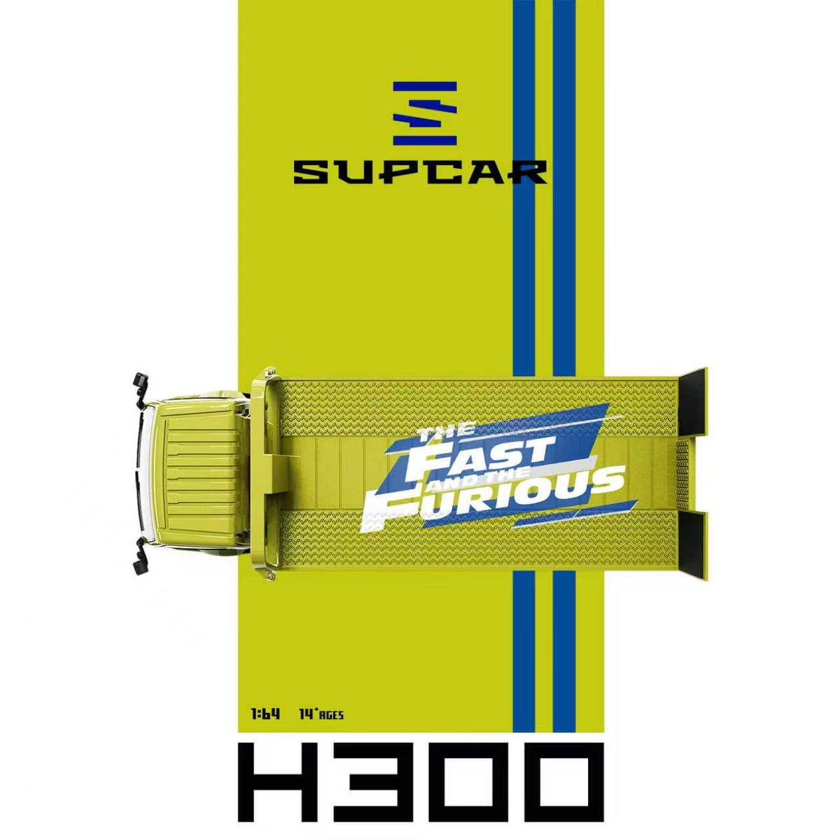[Preorder] SUPCAR 1:64 H300 Fast and Furious Lime yellow SC647251