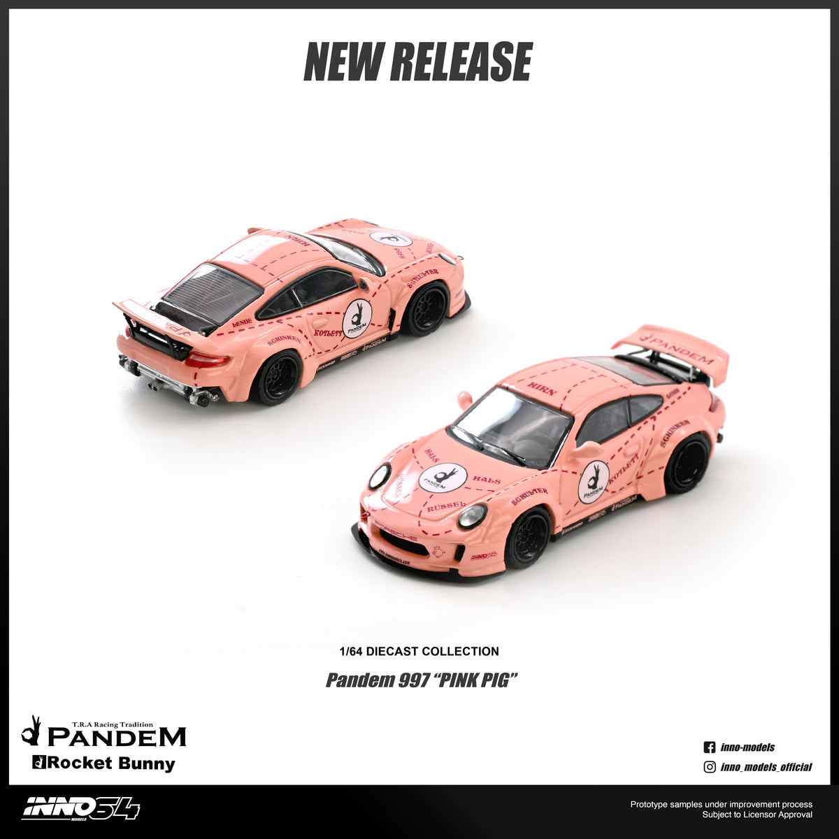 [Preorder] Inno64 1:64 PANDEM 997 "PINK PIG" IN64-997P-PPIG
