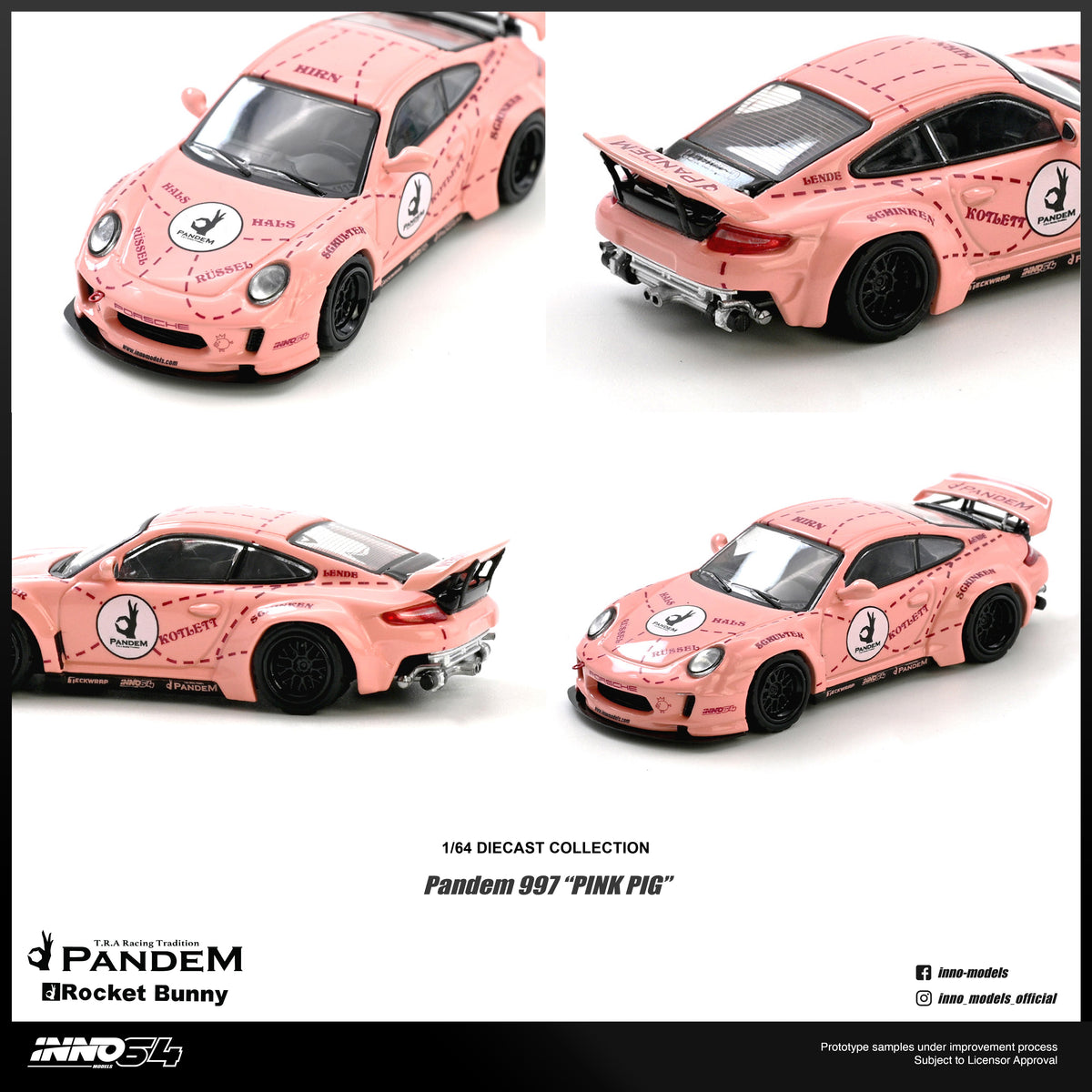 [Preorder] Inno64 1:64 PANDEM 997 "PINK PIG" IN64-997P-PPIG