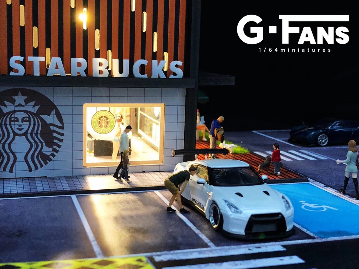 G.Fans 1:64 Starbucks Building Diorama Model 710025