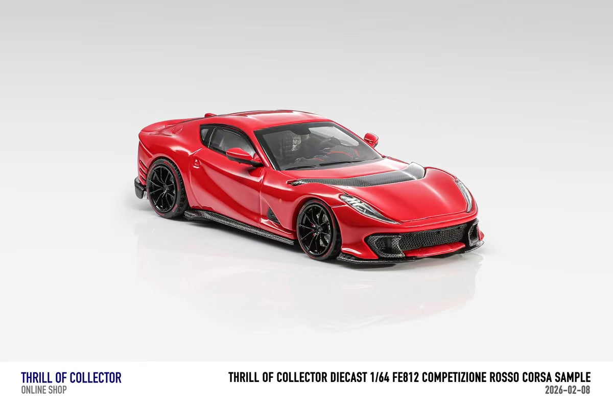 TOC 1:64 Ferrari 812C 3.0 (4 Colours)