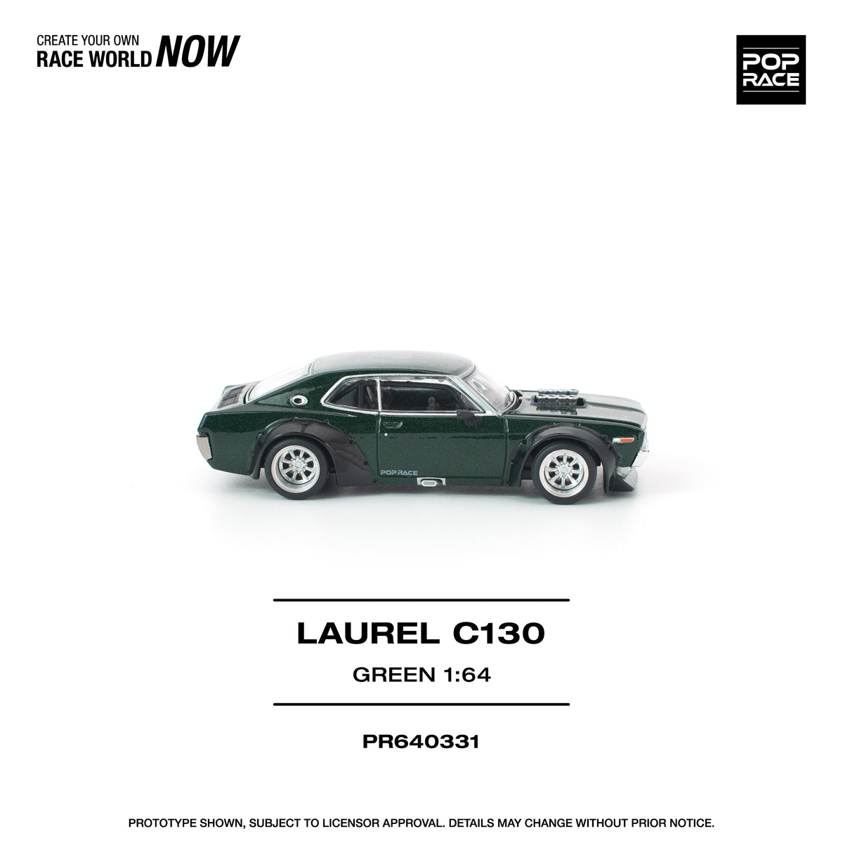[Preorder] POPRACE 1:64 LAUREL C130 GREEN PR640331