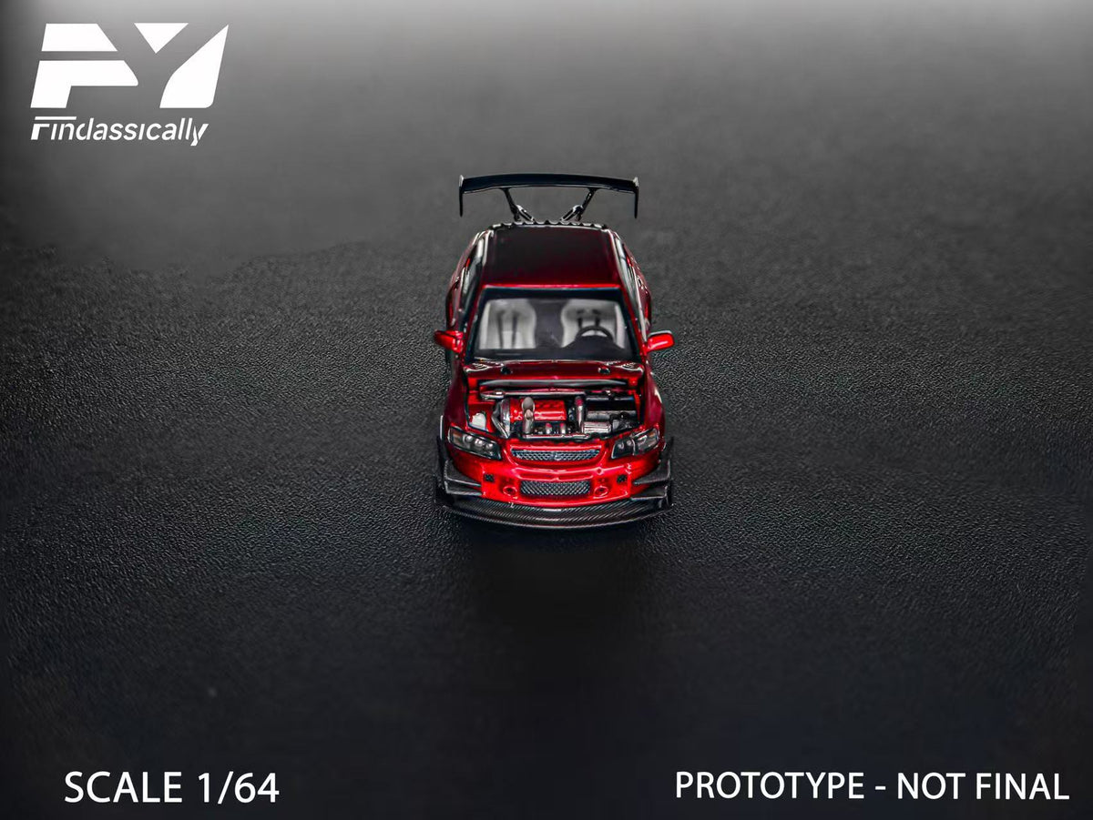 [Preorder] Findclassically 1:64 Mitsubishi 9th Generation Modified - Red (6 Versions)