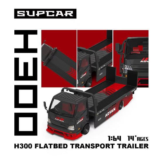 [Preorder] SUPCAR 1:64 ADVAN H300 Red & Black Livery SC647241