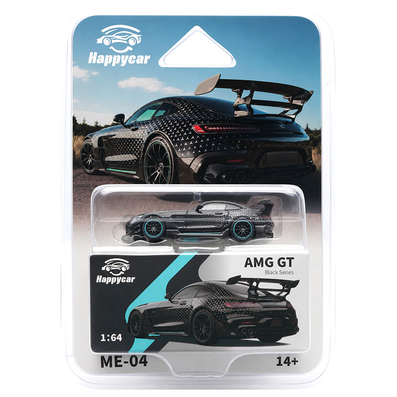 [Preorder] HappyCar 1:64 Mercedes AMG GTBlackSeries AMG-GT (2 versions) ME-04