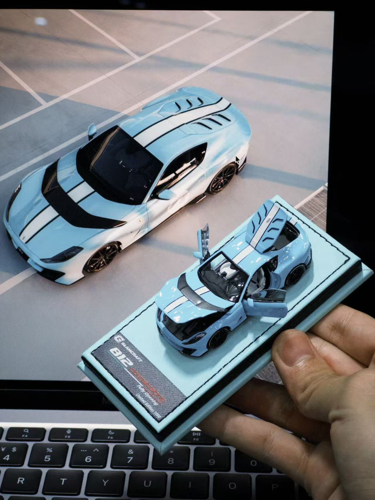 GlamCraft 1:64 Ferrari 812C Blue
