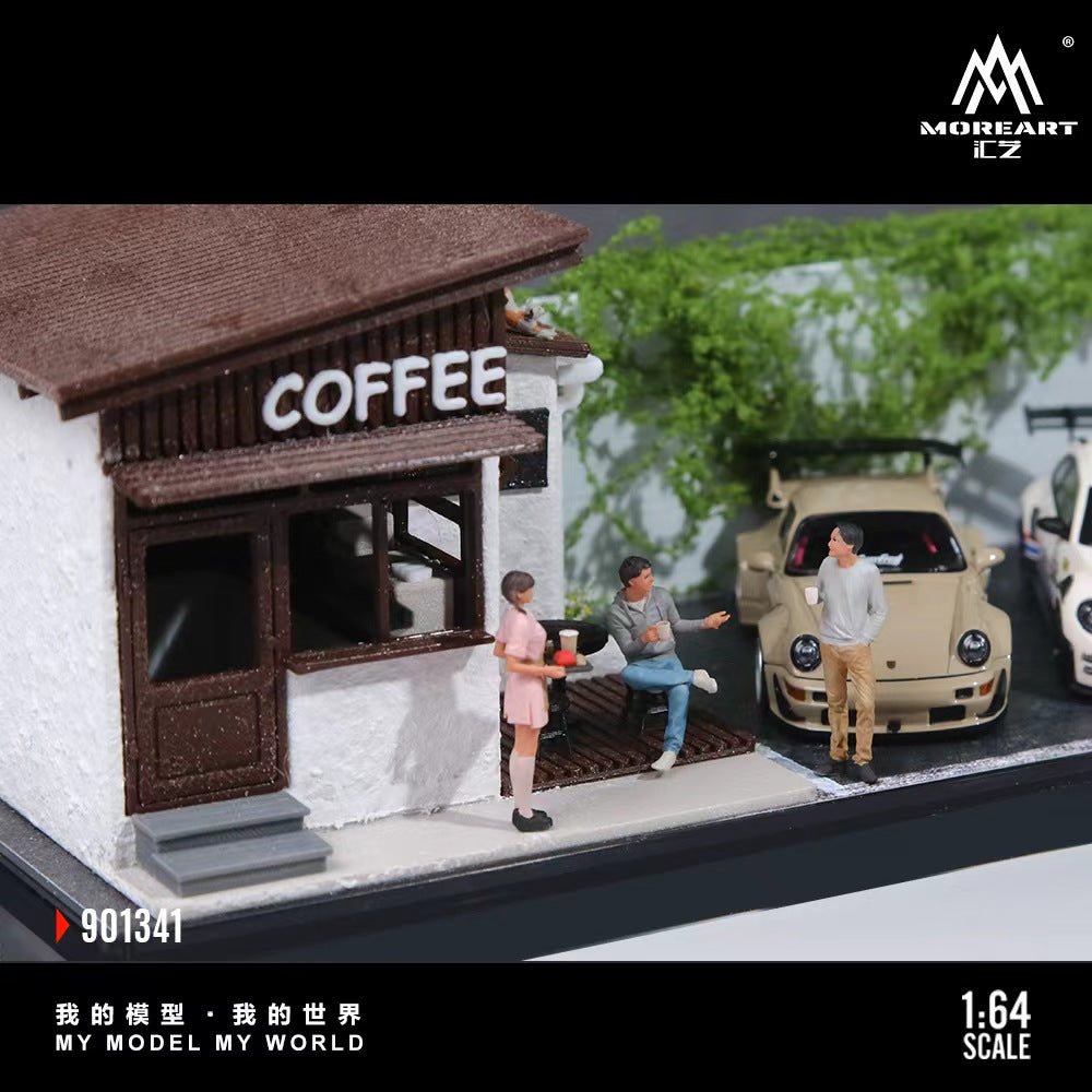 [Preorder] MoreArt 1:64 Coffee Shop Scene MO901341