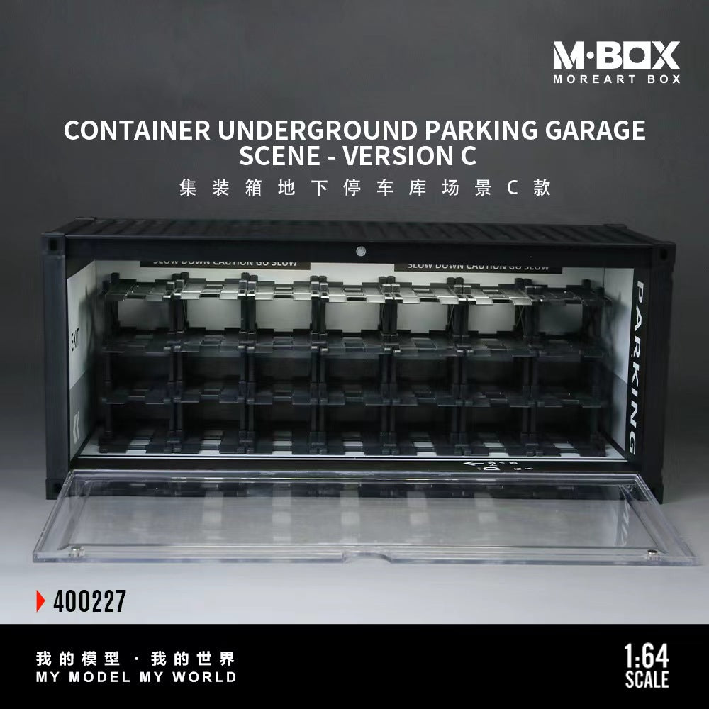 MBOX 1:64 CONTAINER UNDERGROUND PARKING GARAGE SCENE-VERSION C MB400227