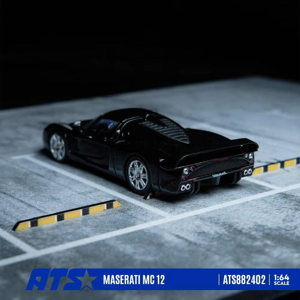 [Preorder] ATS Model 1:64 Maserati MC 12 Black ATS882402