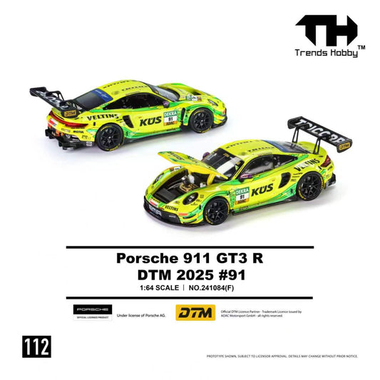 [Preorder] Trends Hobby 1:64 Porsche 911 GT3 R DTM 2025 #91 241084(F)