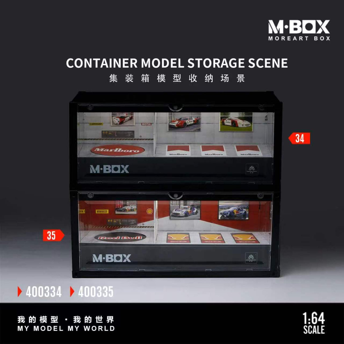 [Preorder] MBOX 1:64 CONTAINER MODEL STORAGE SCENE (2 Versions)
