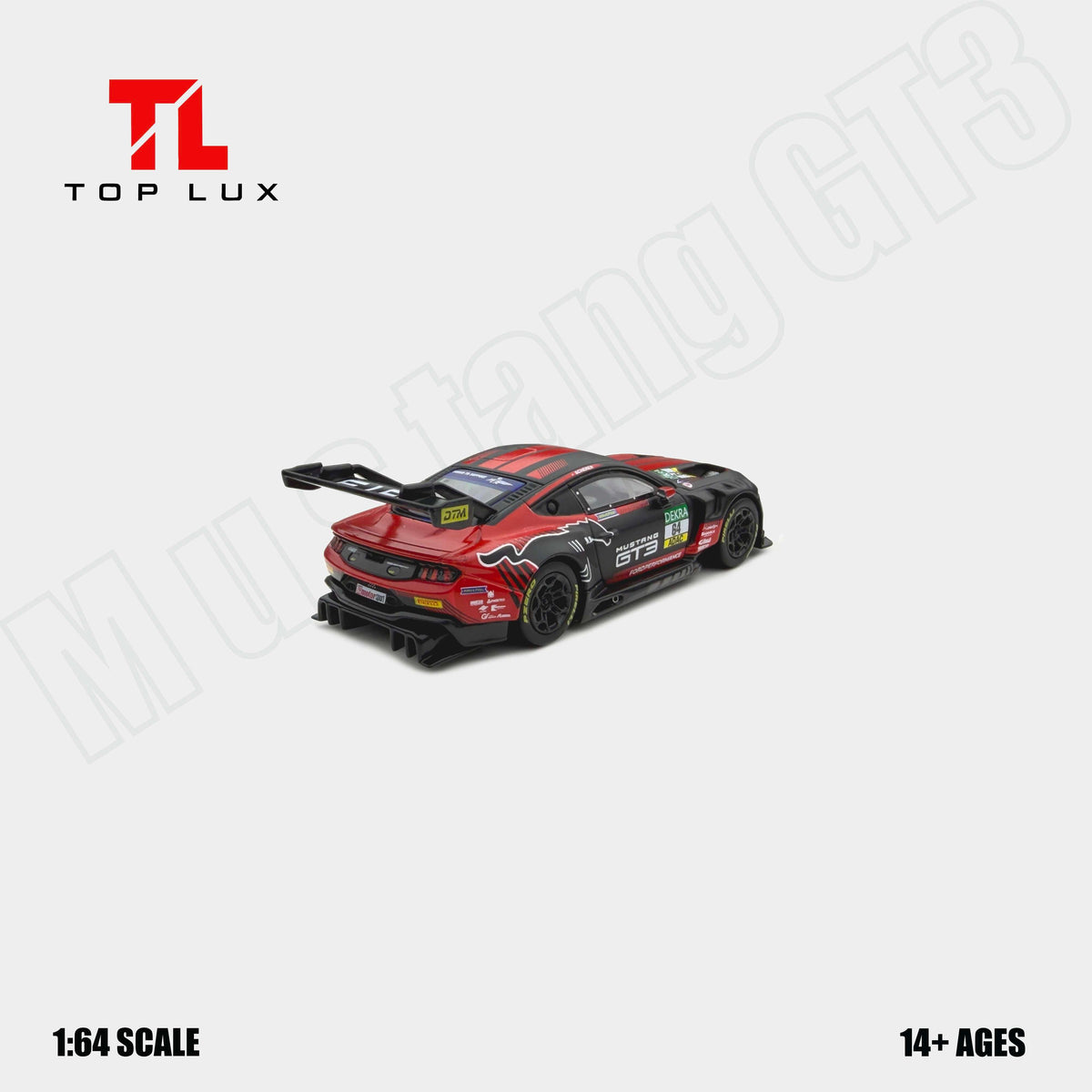 [Preorder] TOP LUX 1:64 Ford Mustang GT3 2025 DTM Race TOP64-006