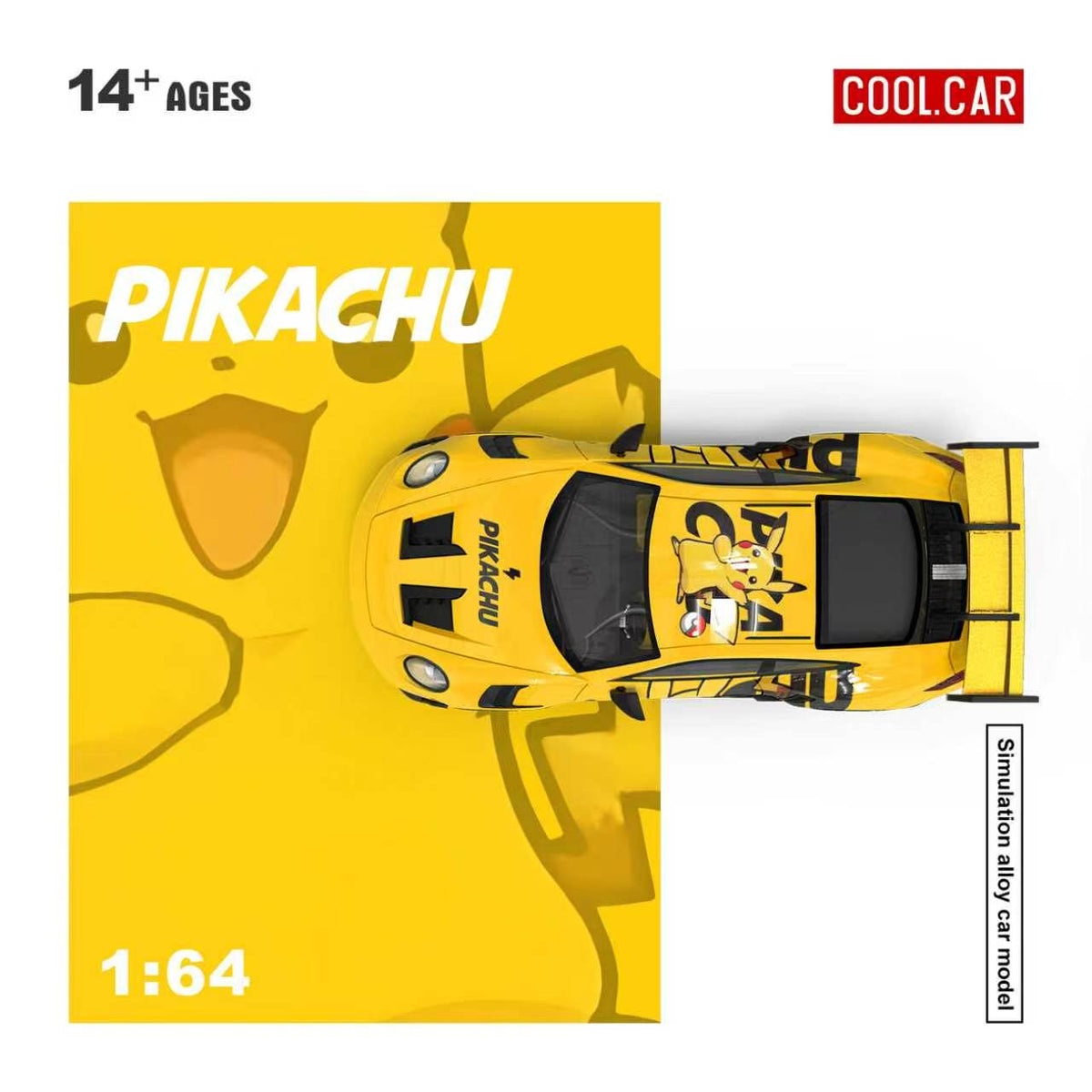 [Preorder] Cool Car 1:64 992 GT3 RS Pikachu Livery CC644651