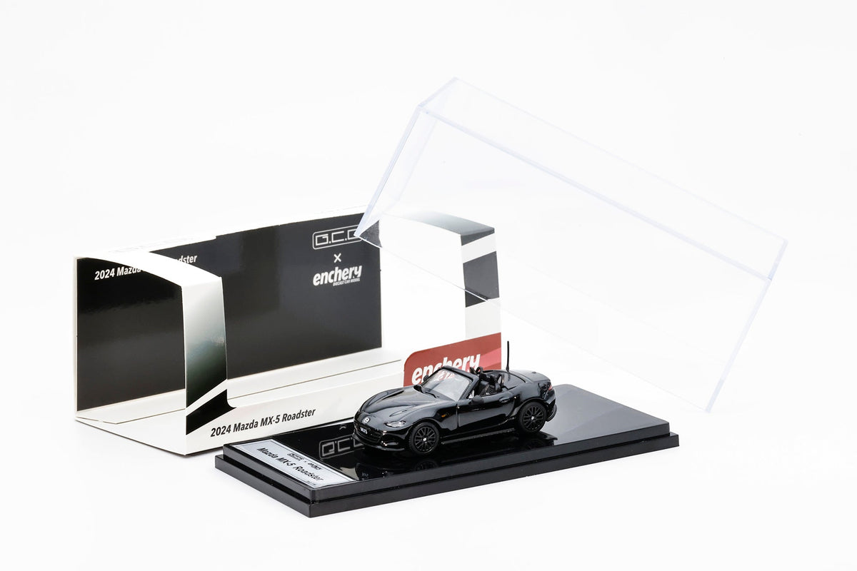 GCD x ENCHERY 1:64 Mazda MX-5RF LHD Black GE-006-037