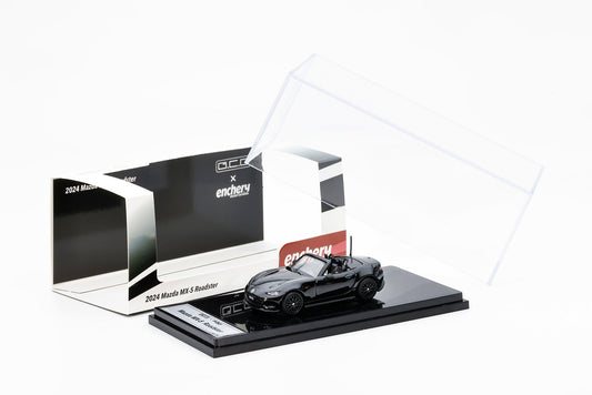 GCD x ENCHERY 1:64 Mazda MX-5RF LHD Black GE-006-037
