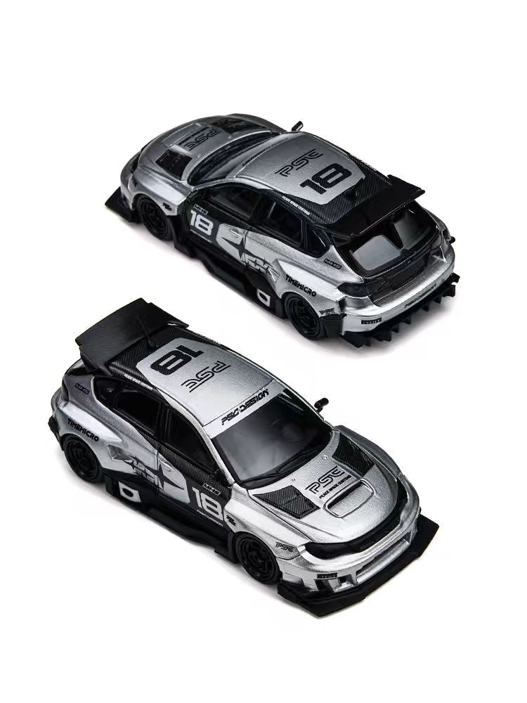 [Preorder] TimeMicro × PSC DESIGN 1:64 Impreza "Raider" Silver TM648303