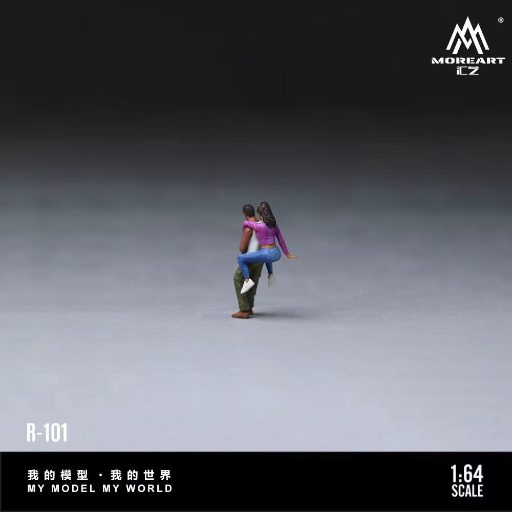 [Preorder] MoreArt 1:64 GTA Style Gangster Couple Figure Set MO223101