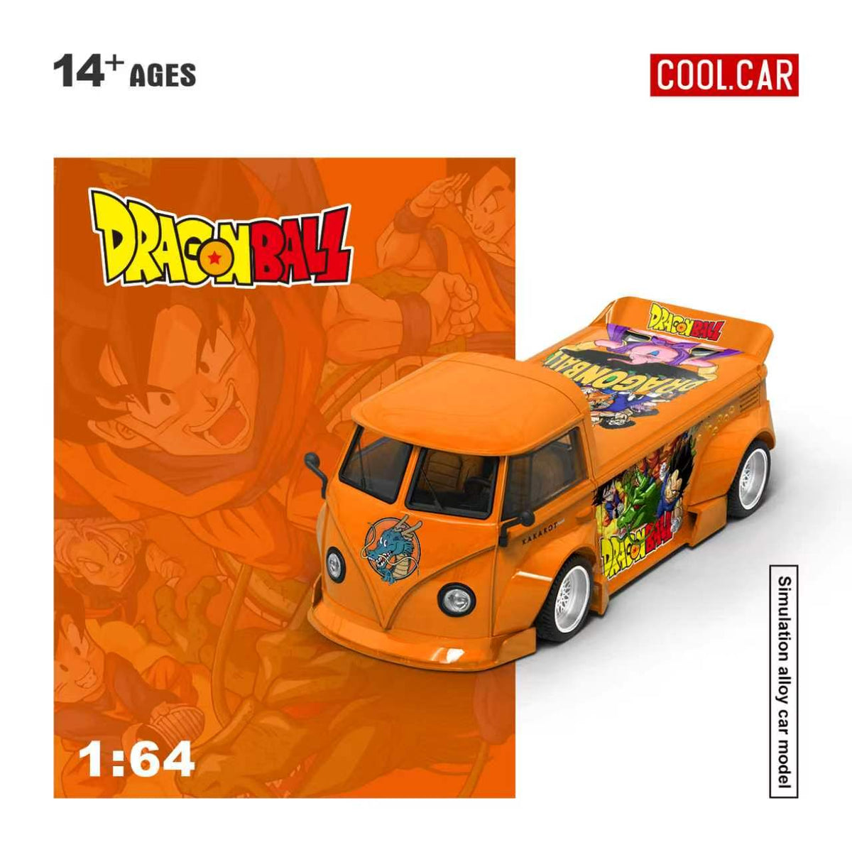 [Preorder] Cool Car 1:64 Volkswagen T1 Dragon Ball Livery CC643925