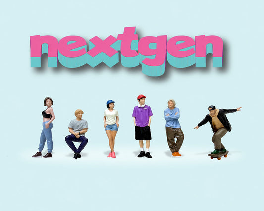 [Preorder] American Diorama 1:64 Figures Nextgen Set of 6 AD-2453