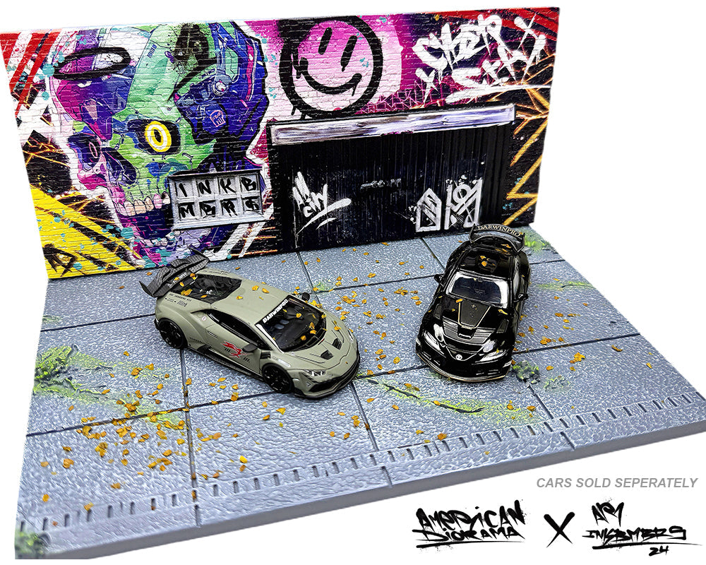 [Preorder] American Diorama 1:64 Street Art Diorama - CyberPunk B AD-2459