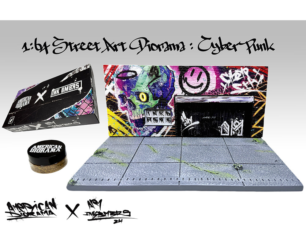 [Preorder] American Diorama 1:64 Street Art Diorama - CyberPunk B AD-2459