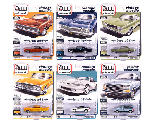 Auto World 1:64 2025 Premium Release 2 Assortment Version A AW64512-06A