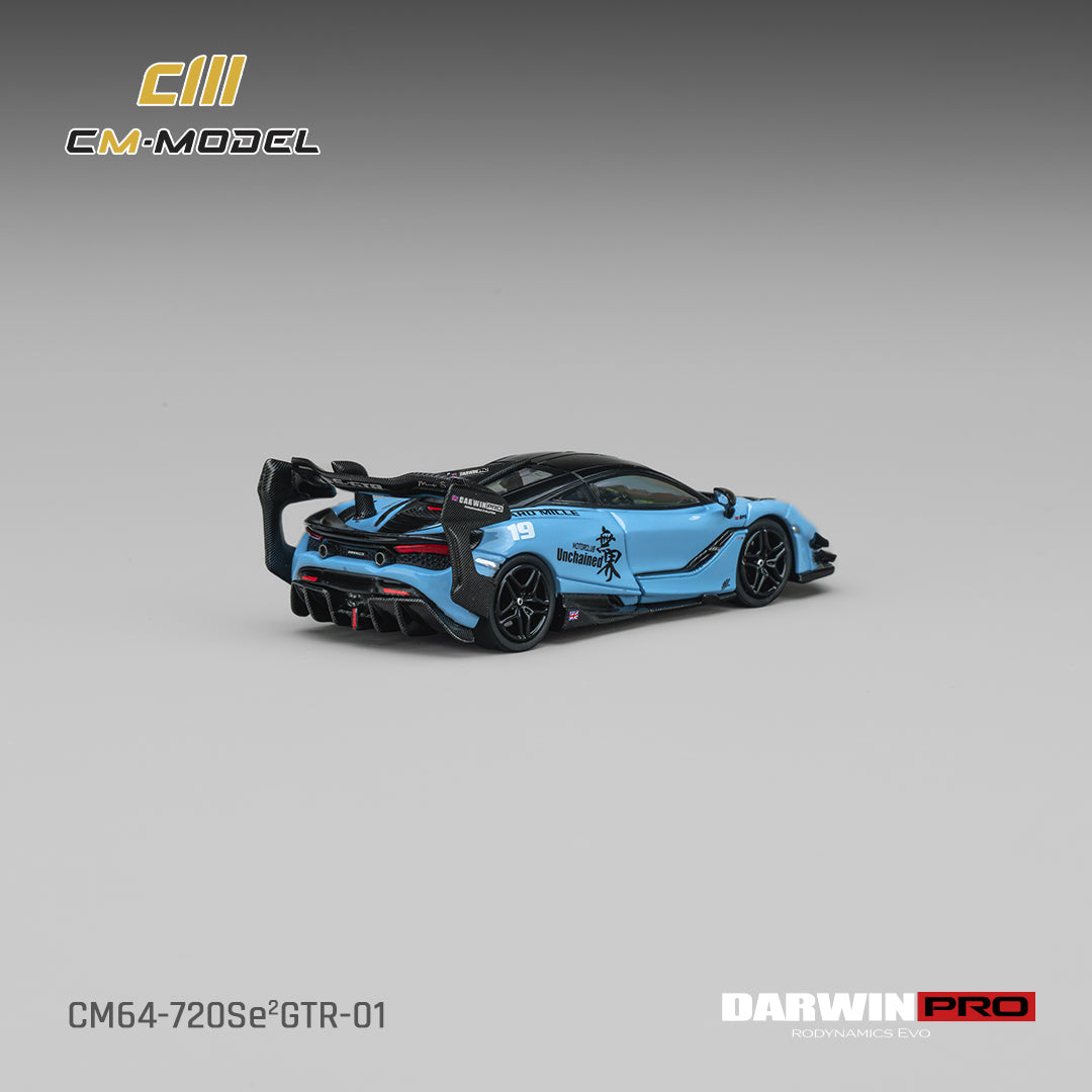 [Preorder] CM Model 1:64 McLaren DarwinPRO 720Se²GTR-01  Unchained Blue CM64-720SeGTR-01