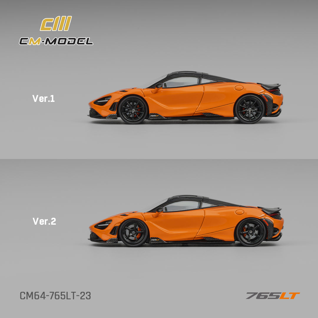 [Preorder] CM Model 1:64 Mclaren 765LT Papaya orange CM64-765LT-23