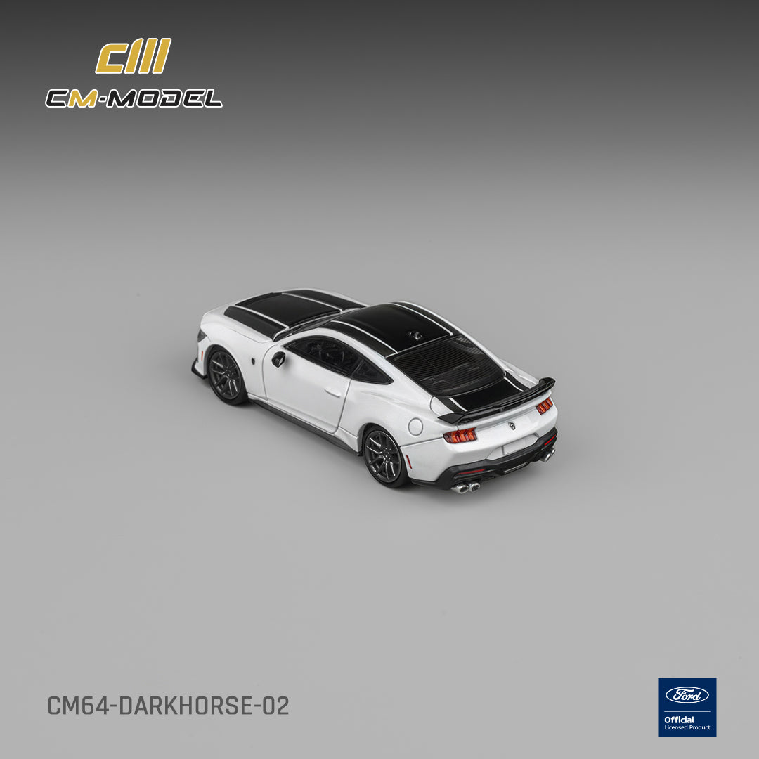 [Preorder] CM Model 1:64 Ford Mustang Darkhorse Oxford White CM64-Darkhorse-02