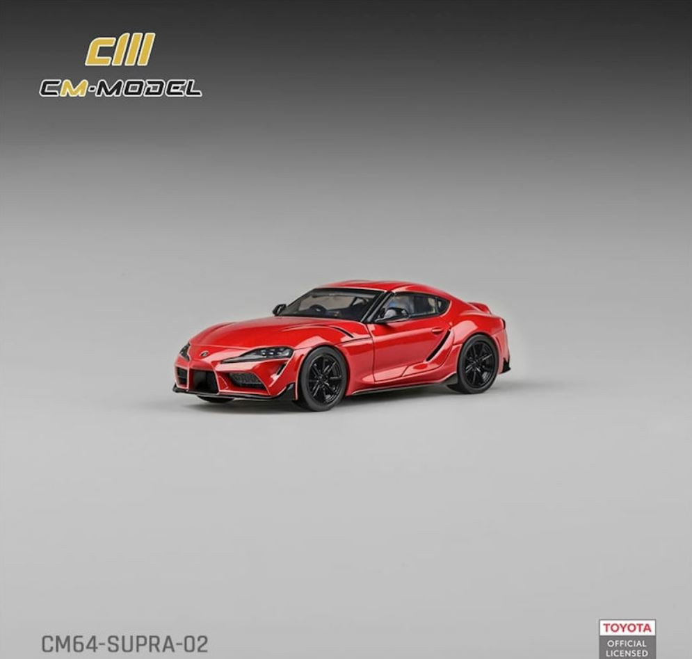[Preorder] CM Model 1:64 Toyota GR Supra Renaissance Red 2.0 CM64-Supra-02