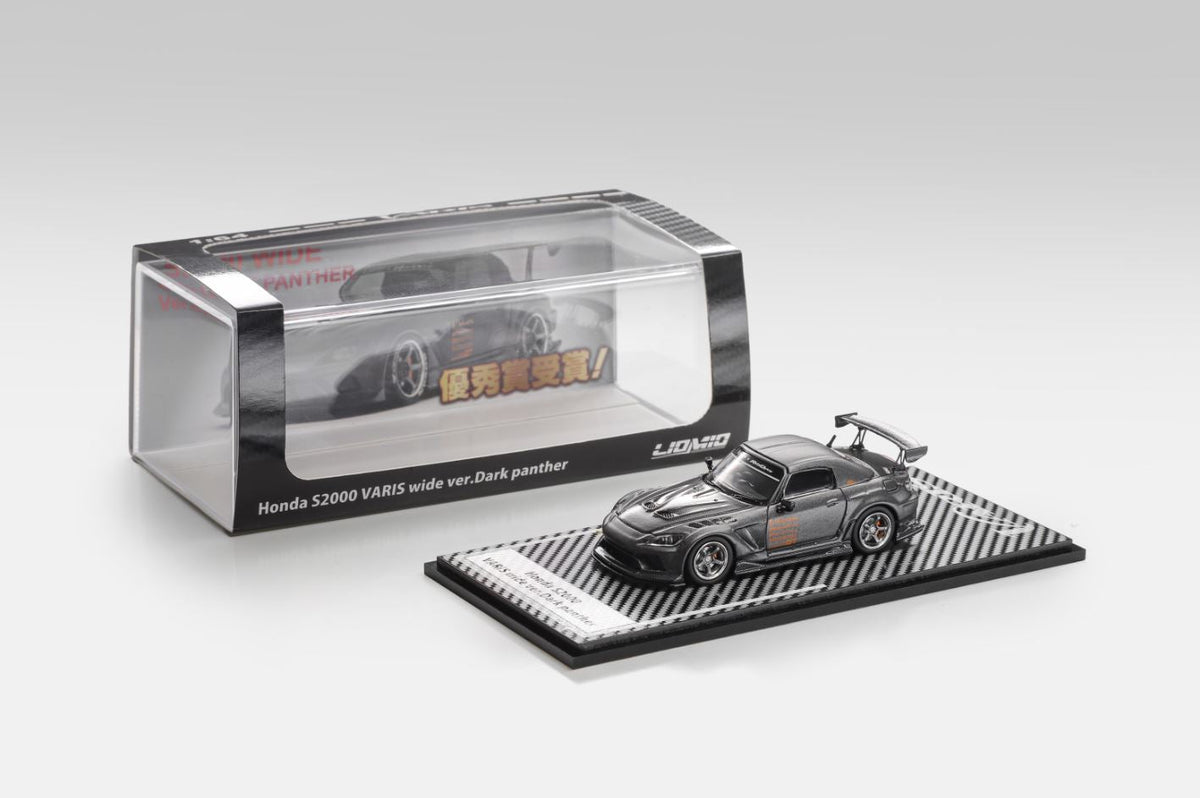 [Preorder] LIOMIO 1:64 Honda S2000 Varis Wide Ver. Darkpanther HSVW-001