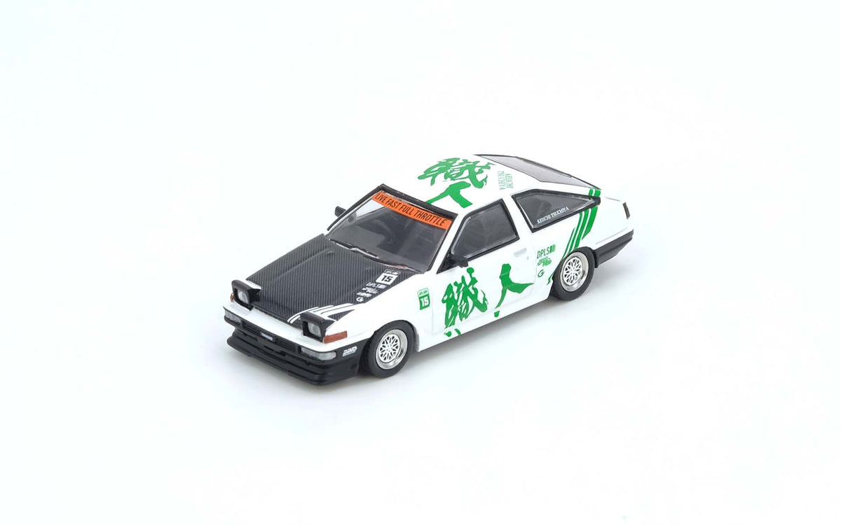 Inno64 1:64 TOYOTA SPRINTER TRUENO AE86 "KEIICHI TSUCHIYA"  (Random Chase car) Limited Edition IN64-AE86-KT