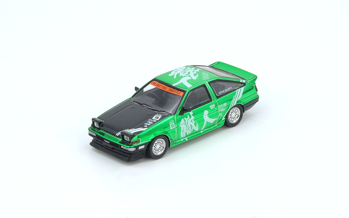Inno64 1:64 TOYOTA SPRINTER TRUENO AE86 "KEIICHI TSUCHIYA"  (Random Chase car) Limited Edition IN64-AE86-KT