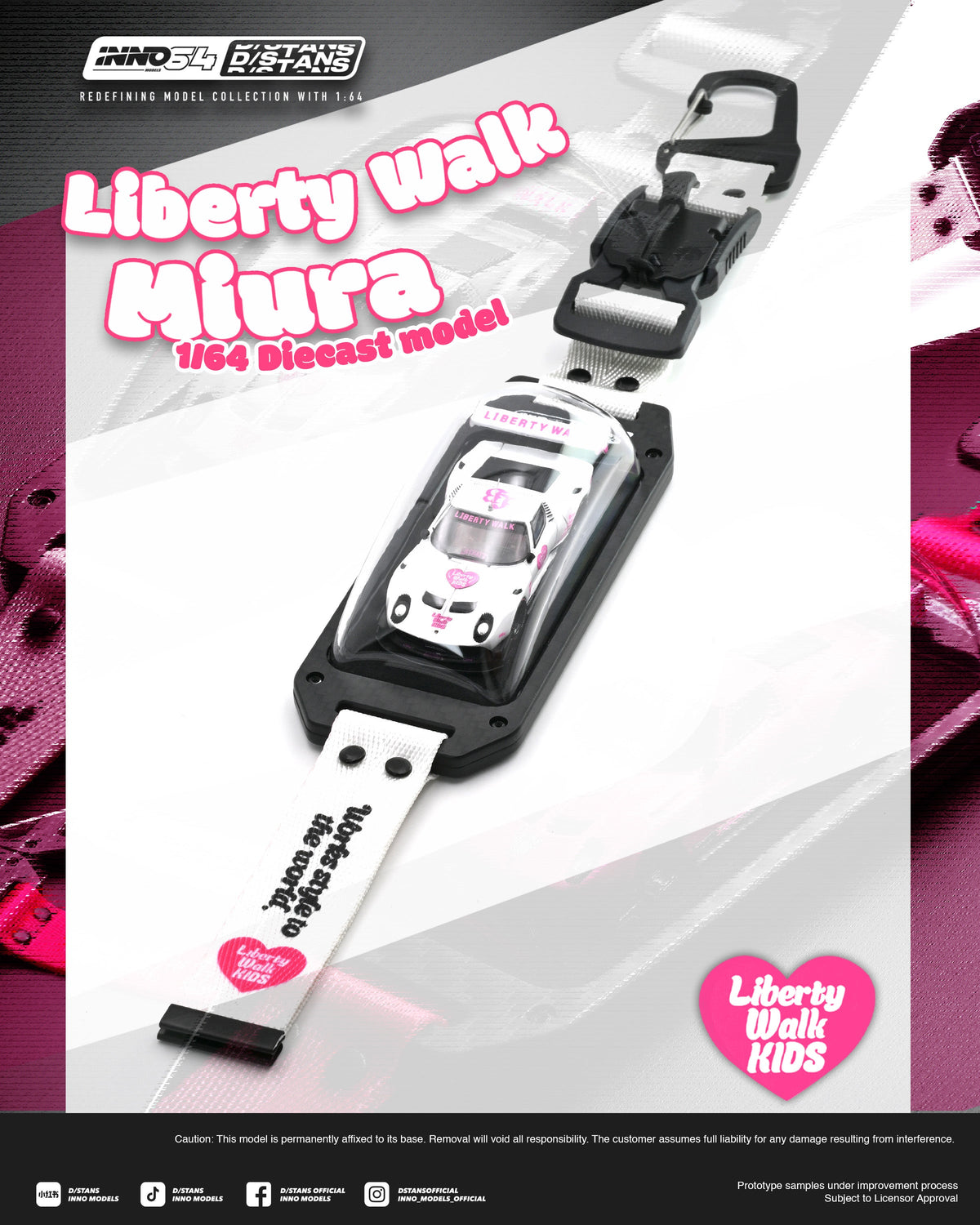 [Preorder] Inno64 X DSTANDS LB-Silhouette WORKS Miura GT  (Chase Car Randomly Inserted) IN64-DSTANS-LB-MUIRA-01