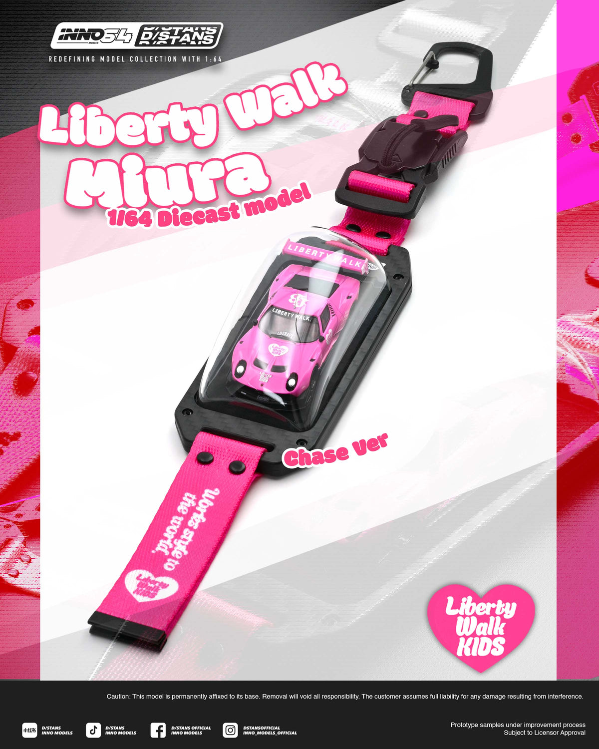 [Preorder] Inno64 X DSTANDS LB-Silhouette WORKS Miura GT  (Chase Car Randomly Inserted) IN64-DSTANS-LB-MUIRA-01