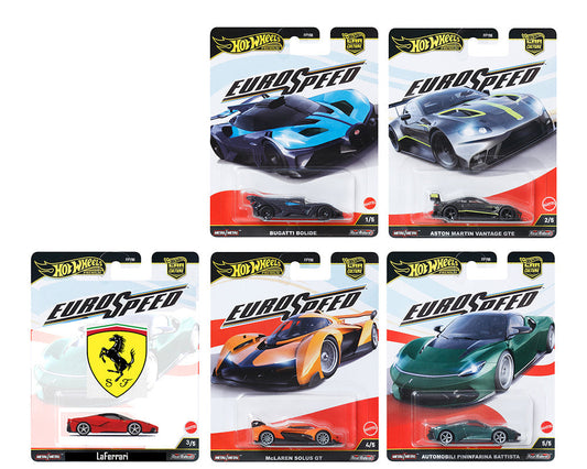 Hot Wheels Premium 1:64 Car Culture 2025 L SET– HW Euro Speed FPY86-961L