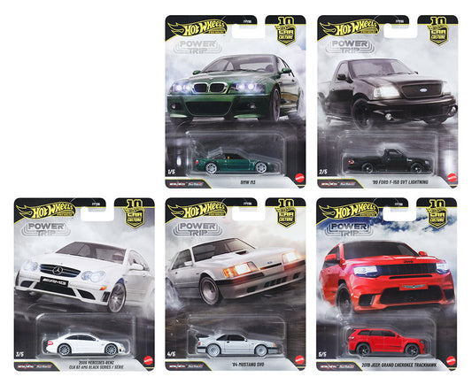 Hot Wheels 1:64 Car Culture 10th Anniversary 2026 R Case – Power Trip Assortment FPY86-961R