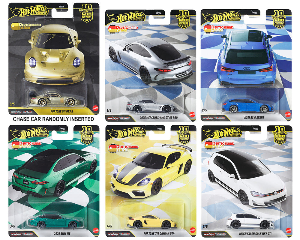 [Preorder] Hot Wheels 1:64 Car Culture 10th Anniversary 2026 W Case – DEUTSCHLAND DESIGN FPY86-961W