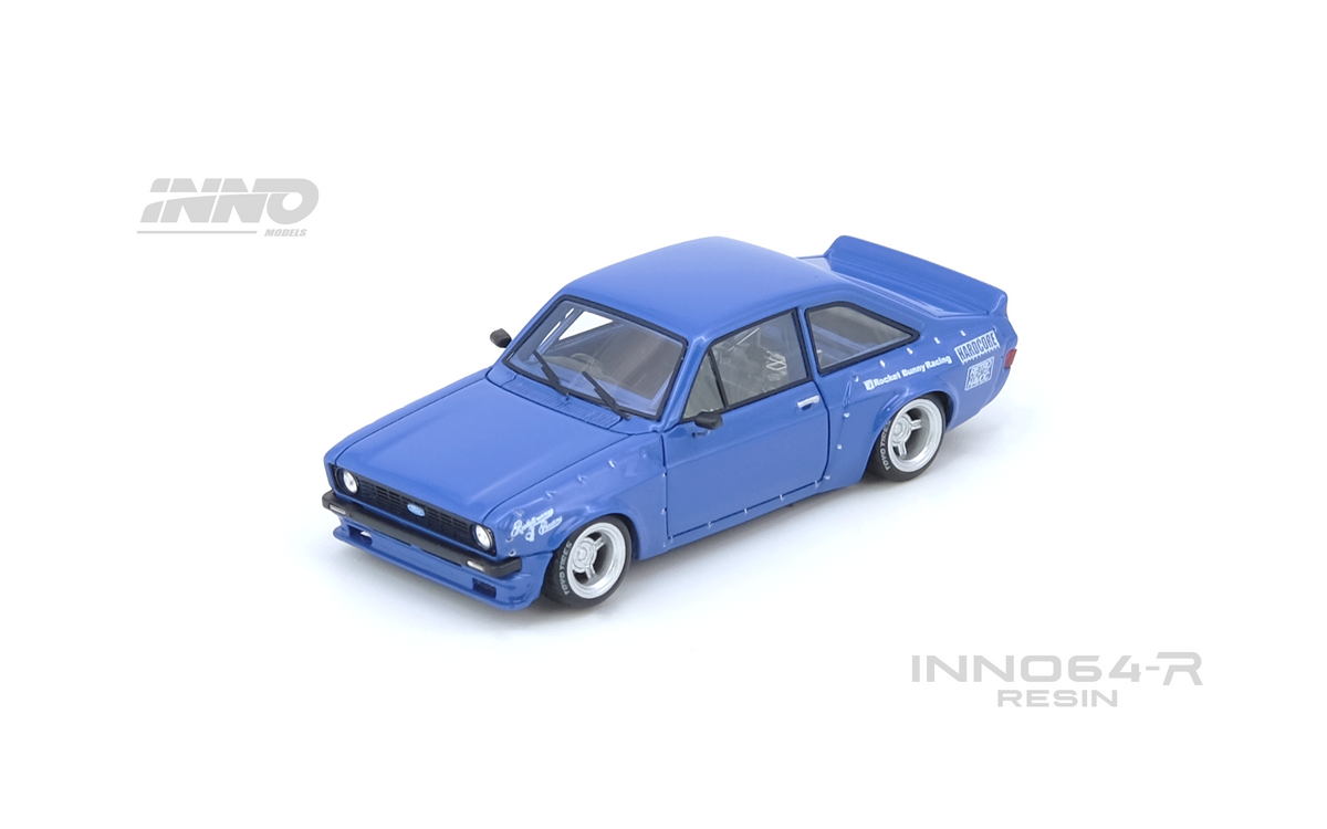 Inno64 1:64 FORD ESCORT MK2 PANDEM "EMOTION" RETRO HAVOC Blue IN64R-MK2P-BLUE