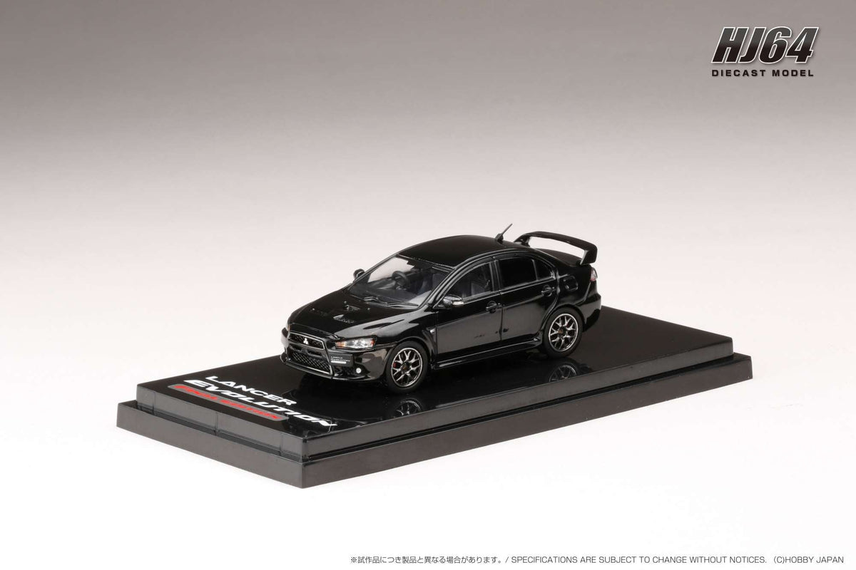 Hobby Japan 1:64 MITSUBISHI LANCER EVOLUTION Ⅹ FINAL EDITION WITH ENGINE DISPLAY MODEL (5 Colors) HJ642053