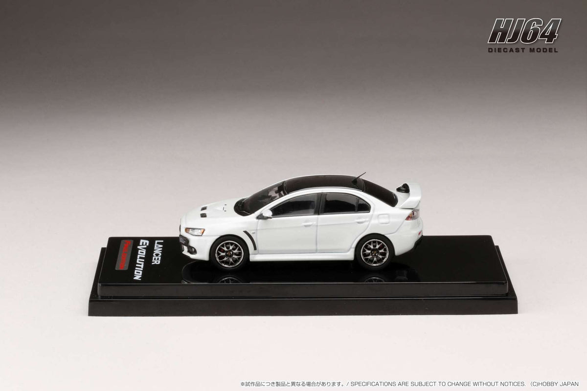 Hobby Japan 1:64 MITSUBISHI LANCER EVOLUTION Ⅹ FINAL EDITION WITH ENGINE DISPLAY MODEL (4 Colors)